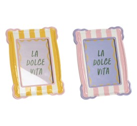 MARCO FOTO 15X20 CERAMICA CRISTAL 16X1X22 2 SURT.