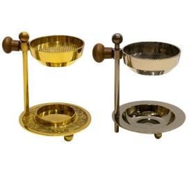 SOPORTE INCIENSO LATON MADERA 8X8X10 2 SURT.