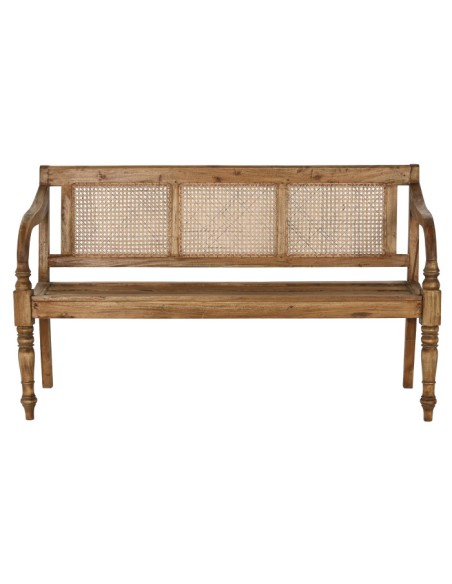 BANCO CAOBILLA RATAN 150X52X87 NATURAL