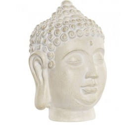 FIGURA RESINA 18X19X26 CABEZA BUDA DECAPE NATURAL