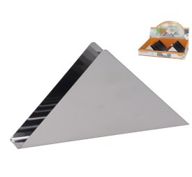 SERVILLETERO ACERO PIRAMIDE 18X9 CM