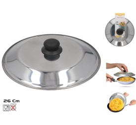 TAPA VOLTEADORA TORTILLA INOX DIA 26 CM