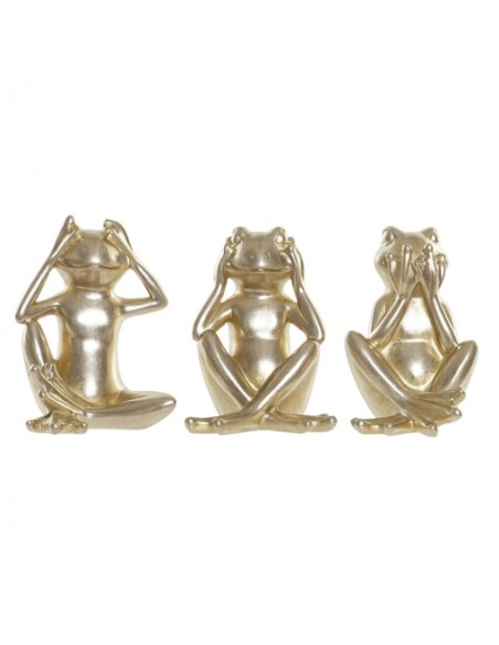 FIGURA RESINA 11X11X15 RANA ENVEJECIDO 3 SURT.