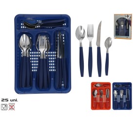 SET CUBERTERIA LONDRES 25 PCS 29X20CM 2 SURT