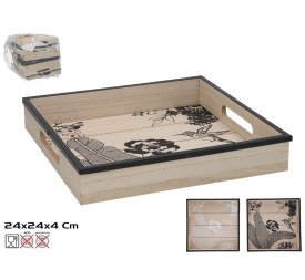 BANDEJA KAORI 24X24X4CM 2 SURT