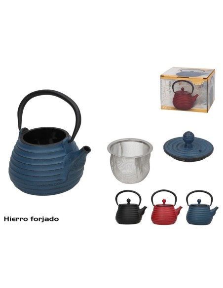 TETERA HIERRO FORJ. C/FILTRO HARU 14.5X11.5X16CM 3