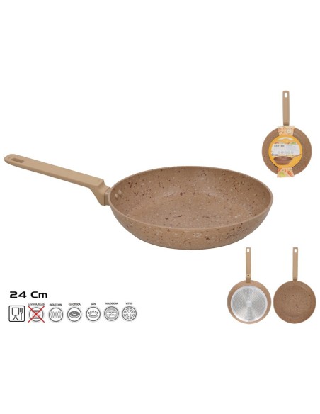 SARTEN ALUMINIO EFECTO GRANITO ZAMBREA 24CM