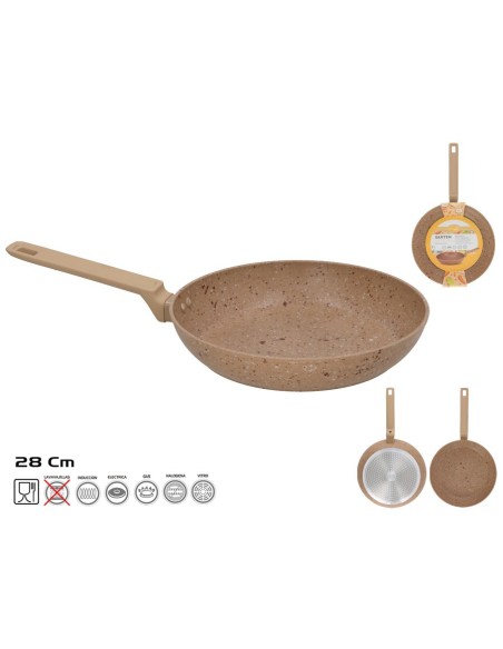 SARTEN ALUMINIO EFECTO GRANITO ZAMBREA 28CM