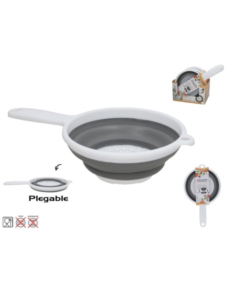 COLADOR PLEGABLE C/MANGO OLGA 33X20X8CM