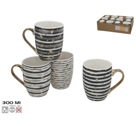 TAZA CERAMICA 8X12X10.5CM VANGER 4 SURT