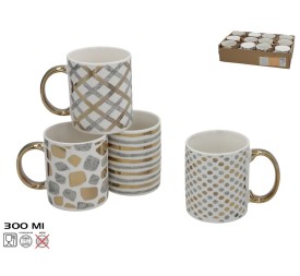TAZA CERAMICA 8X12.5X10CM SENJA 4 SURT