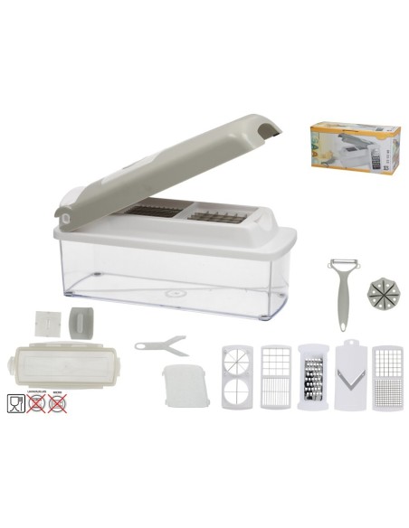 SET 13 PIEZAS CORTADOR VERDURAS ISAAC 27X11X12.5CM