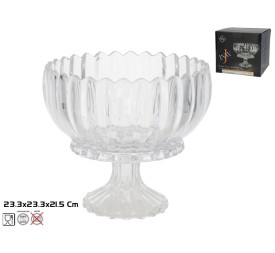 BOWL CRISTAL C/PIE ALASKA 23,3X21,5CM