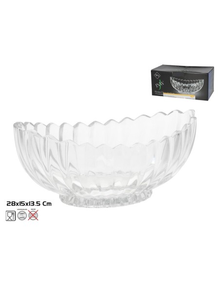 BOWL CRISTAL ALASKA 28X15X13,5CM