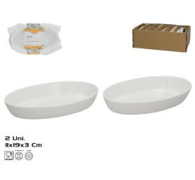 FUENTE  X2 MELISA 19X11X3CM BLANCO