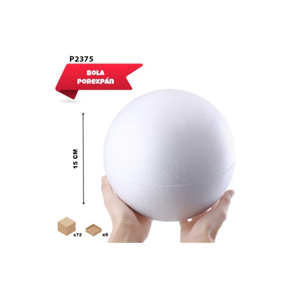 BOLA POREX 15 CM