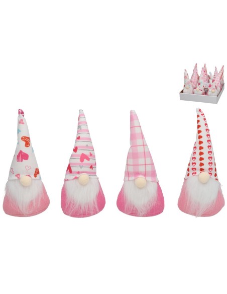 EXPOSITOR 12 GNOMOS IKER 20X8X8 CM 4 SURTIDOS