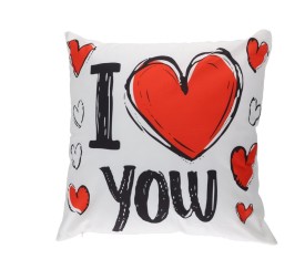 ALMOHADA I LOVE YOU CON RELLENO 45X45 CM
