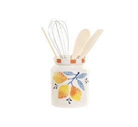 BOTE UTENSILIOS SET 5 DOLOMITE 11,5X11,5X25 LIMON