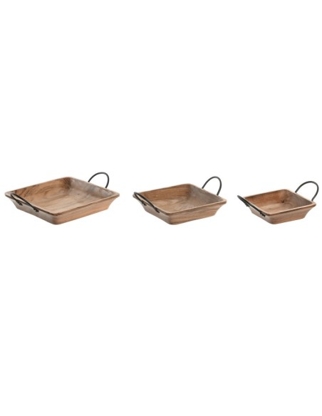 CENTRO MESA SET 3 MANGO HIERRO 38X36X9 ASA NATURAL