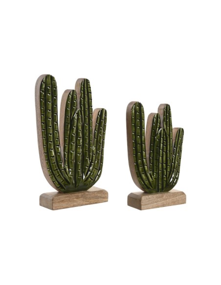 DECORACION SET 2 MANGO 13X5X25,5 CACTUS LACADO