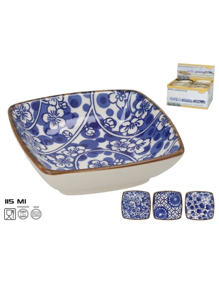 BOWL APERITIVO NIGHT 9X9X3CM 115ML  3 SURT