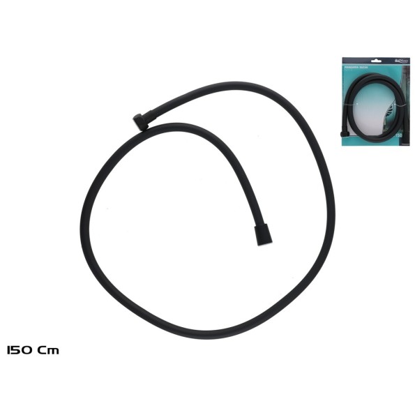 MANGUERA DUCHA NATE 1.5M NEGRO