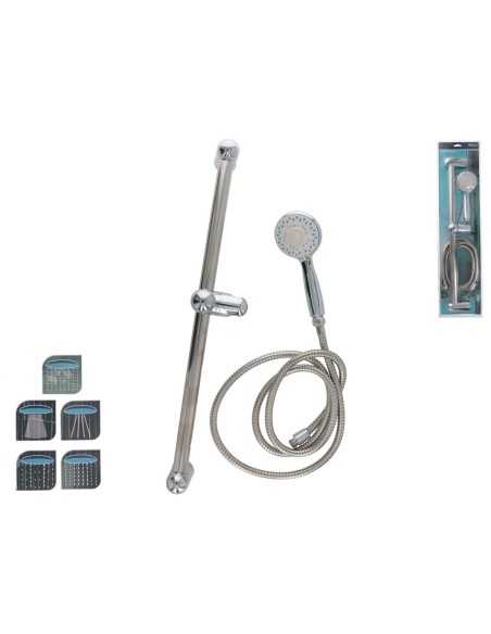 CONJUNTO DUCHA 5 FUNC. C/MANGUERA 2M Y SOPORTE ACE