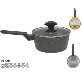 CAZO ALUMINIO C/TAPA CRISTAL LOKI 18CM