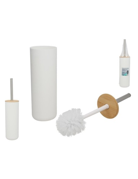 ESCOBILLERO C/ESCOBILLA AMPU 8X36CM BLANCO