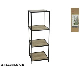 ESTANTERIA 3 HUECOS YUKA 34X32X105CM