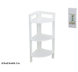 ESTANTERIA ESQUINERA MDF C/3 ALTURAS DAVE 23.5X23.