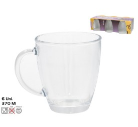 TAZAS CRISTAL PENELOPE X6  370ML