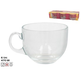 TAZAS CRISTAL ELOISE X6  470ML