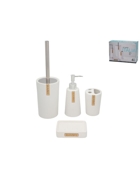 SET BAÑO CERAMICA 4 SET BAÑO CERAMICA 4 PCS ITALIA