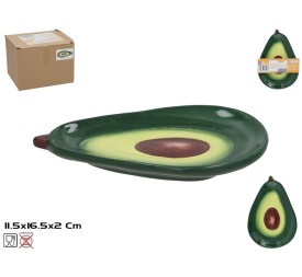 PLATO LLANO AGUACATE 16.5X11.5X2CM