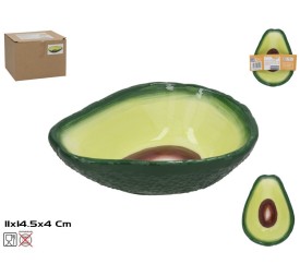 PLATO HONDO AGUACATE 14.5X11X4CM
