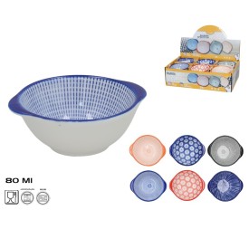 SALSERA APERITIVO JOSE 80ML 8,3X8,3X3,8CM 6 SURT.