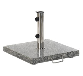 BASE PARASOL GRANITO INOX 45X45X35 25KG 48MM/38M