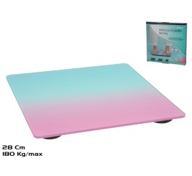 BASCULA BAÑO DIGITAL LUNA 28X28CM 5MM