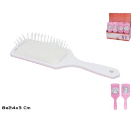 CEPILLO PELO UNICORNIO BELIEVE 8X24X3CM 2 SURT