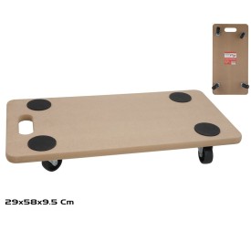 SOPORTE C/RUEDAS MACETAS JANDRO 29X58X2CM CUADRADO