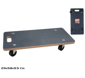 SOPORTE C/RUEDAS MACETAS ALEX 29X58X2CM CUADRADO