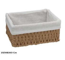 CESTA RECTANGULAR EVA 22X16X10CM NATURAL