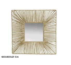 ESPEJO CUADRADO LUNA 60X60X2CM