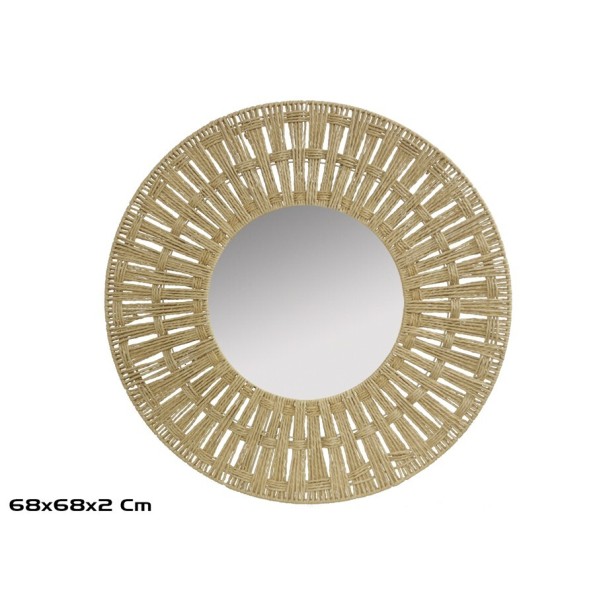 ESPEJO REDONDO MARTE 68X68X2CM