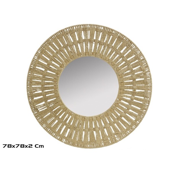 ESPEJO REDONDO MARTE 78X78X2CM