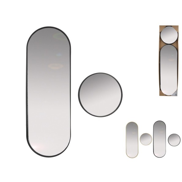 ESPEJOS X2 MARTE 21X21CM 2 SURT.