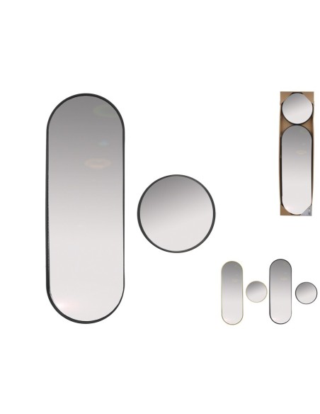 ESPEJOS X2 MARTE 21X21CM 2 SURT.