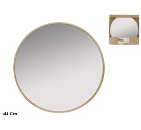 ESPEJO JUPITER 41X41CM DORADO
